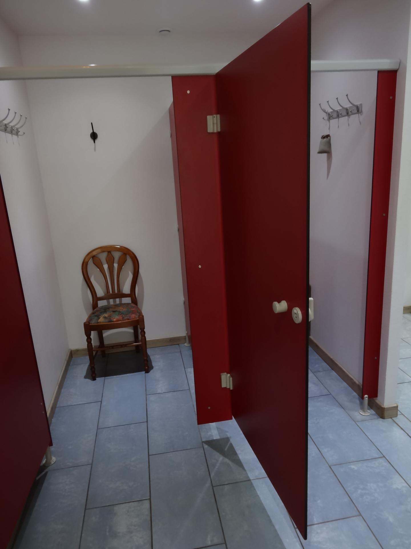 Les vestiaires